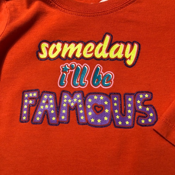 Children’s Place “Someday I’ll Be Famous” Tee - Picture 2 of 5
